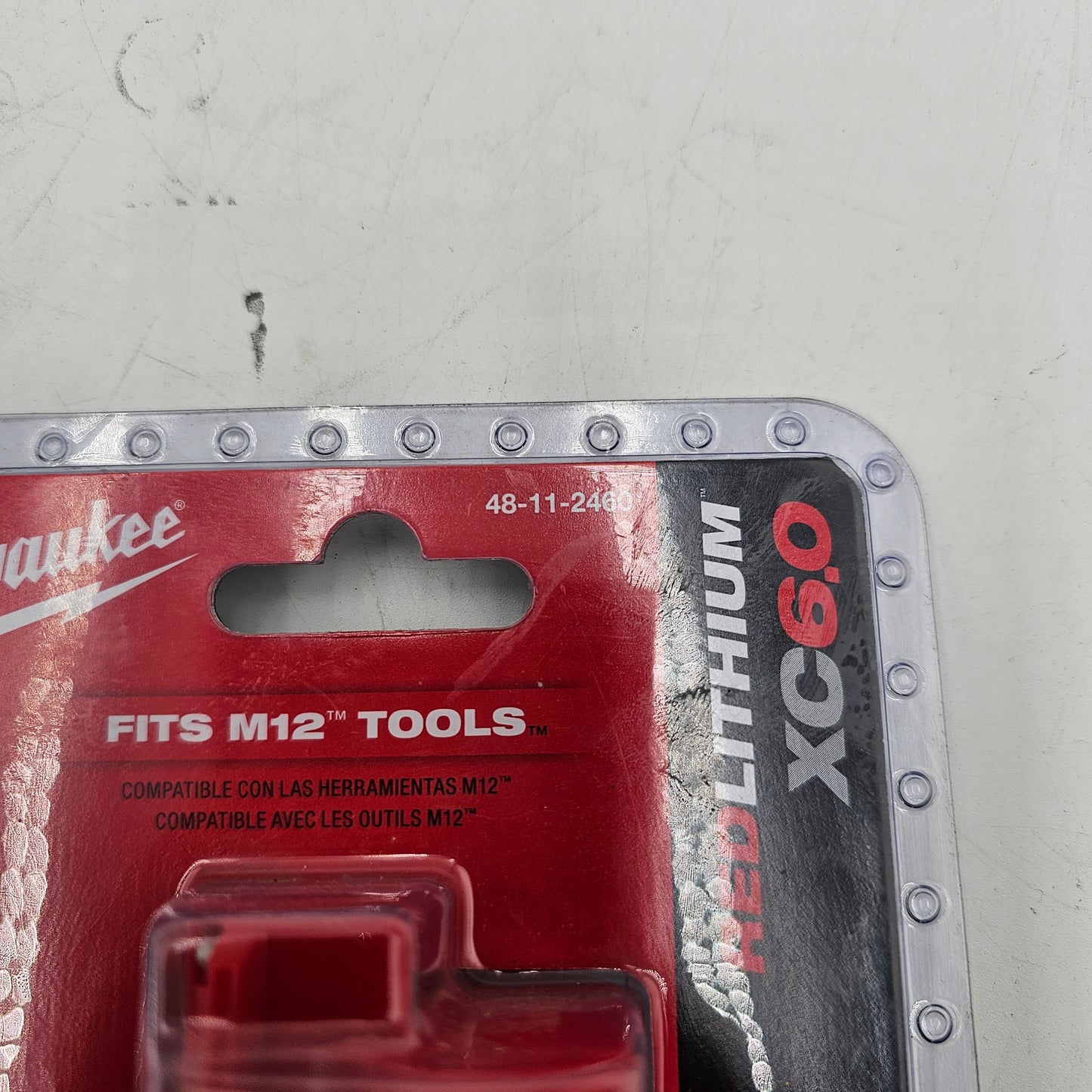 New Milwaukee M12 12 Volt Lithium Ion XC Extended Capacity 6.0Ah Battery Pack 48 11 2460
