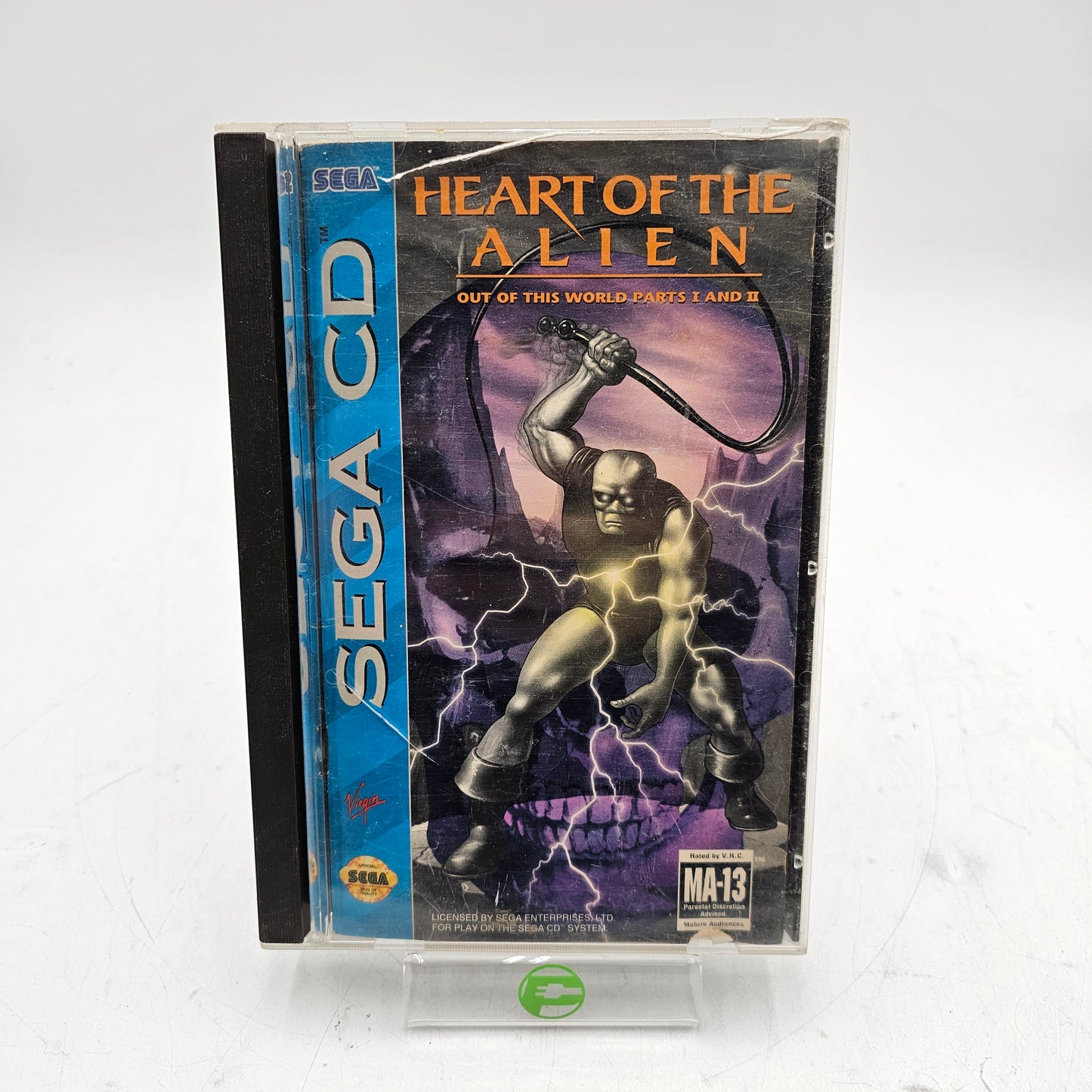 Sega CD Game Heart of the Alien Out of This World Parts 1 and 2