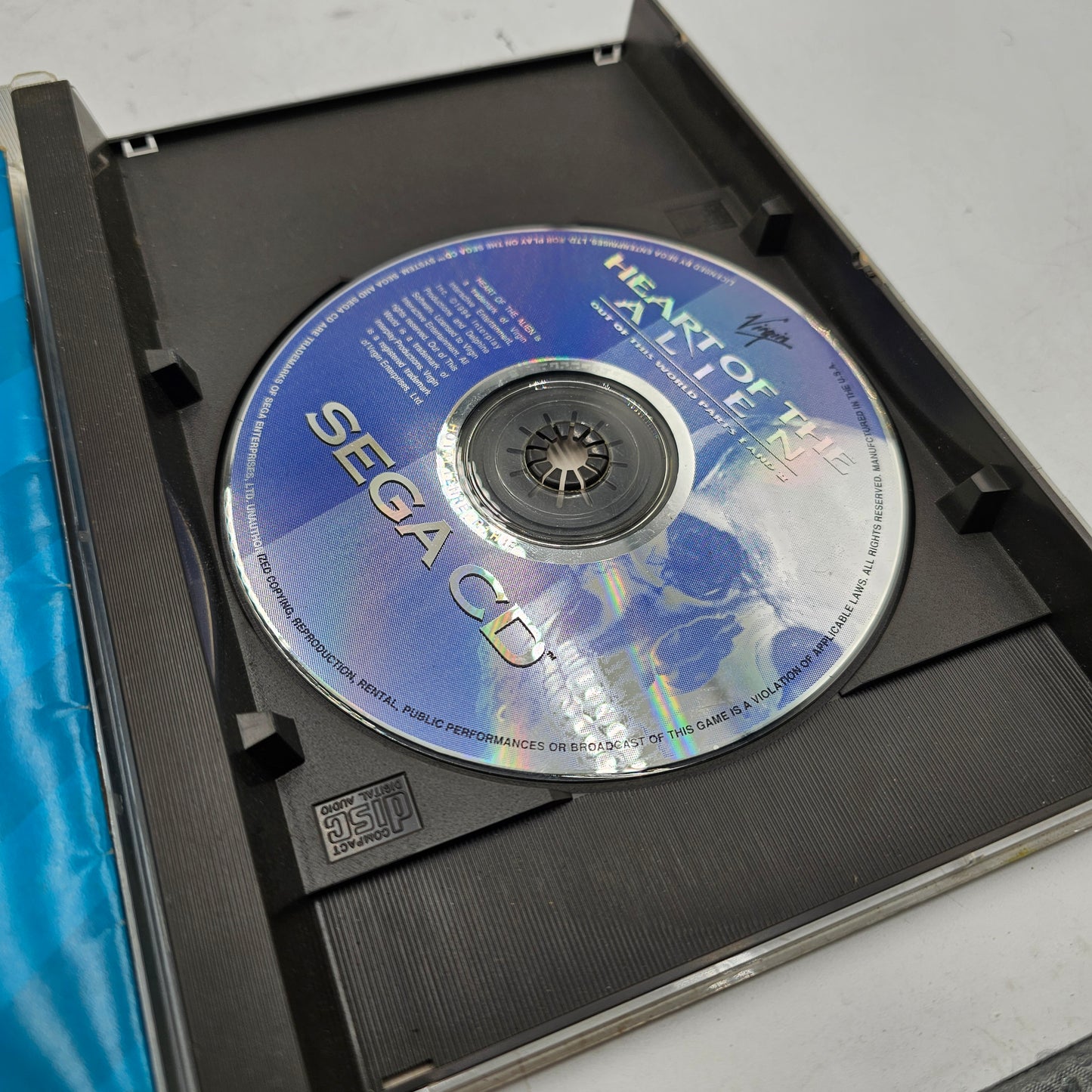 Sega CD Game Heart of the Alien Out of This World Parts 1 and 2
