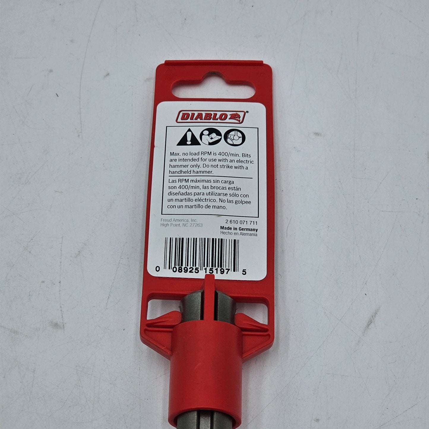 New Diablo 2-5"/ 8" x 7" Concrete Drill