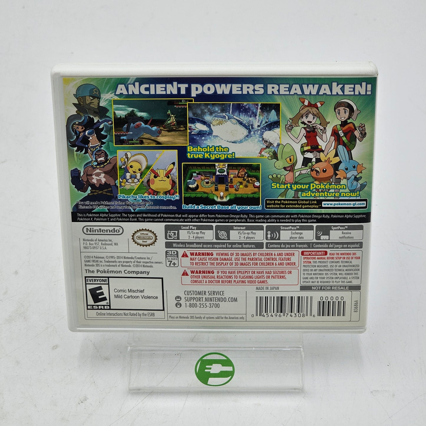 Pokemon Alpha Sapphire (Nintendo 3DS, 2014)