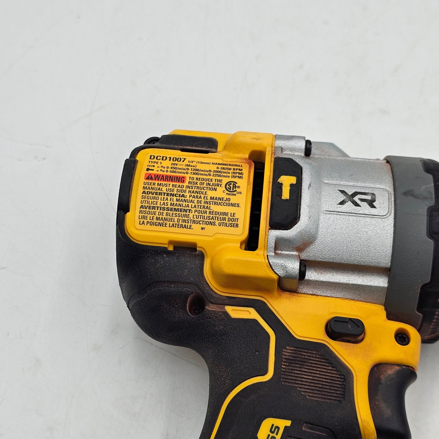 DeWalt DCD1007 20V 1/2" (13mm) Cordless Drill Driver