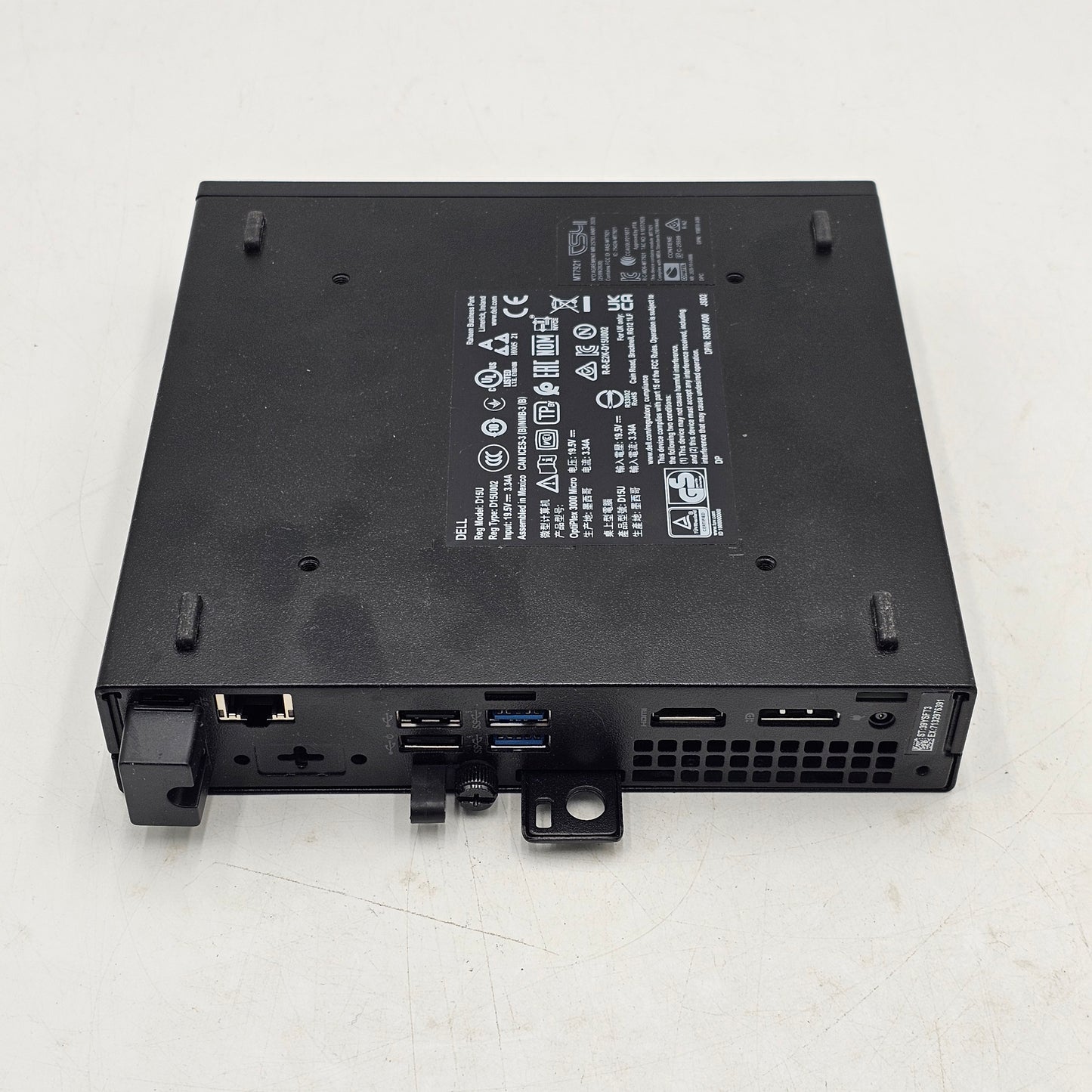 Dell OptiPlex 3000 Micro GT4TJ i5-12500T 2.0GHz 16GB RAM 512GB SSD