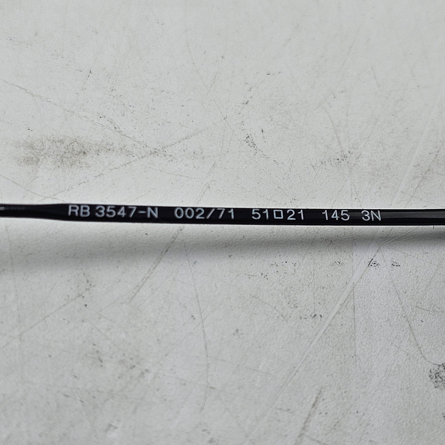 RAYBAN Glasses Polished Black Gray RB 3547-N 002/71