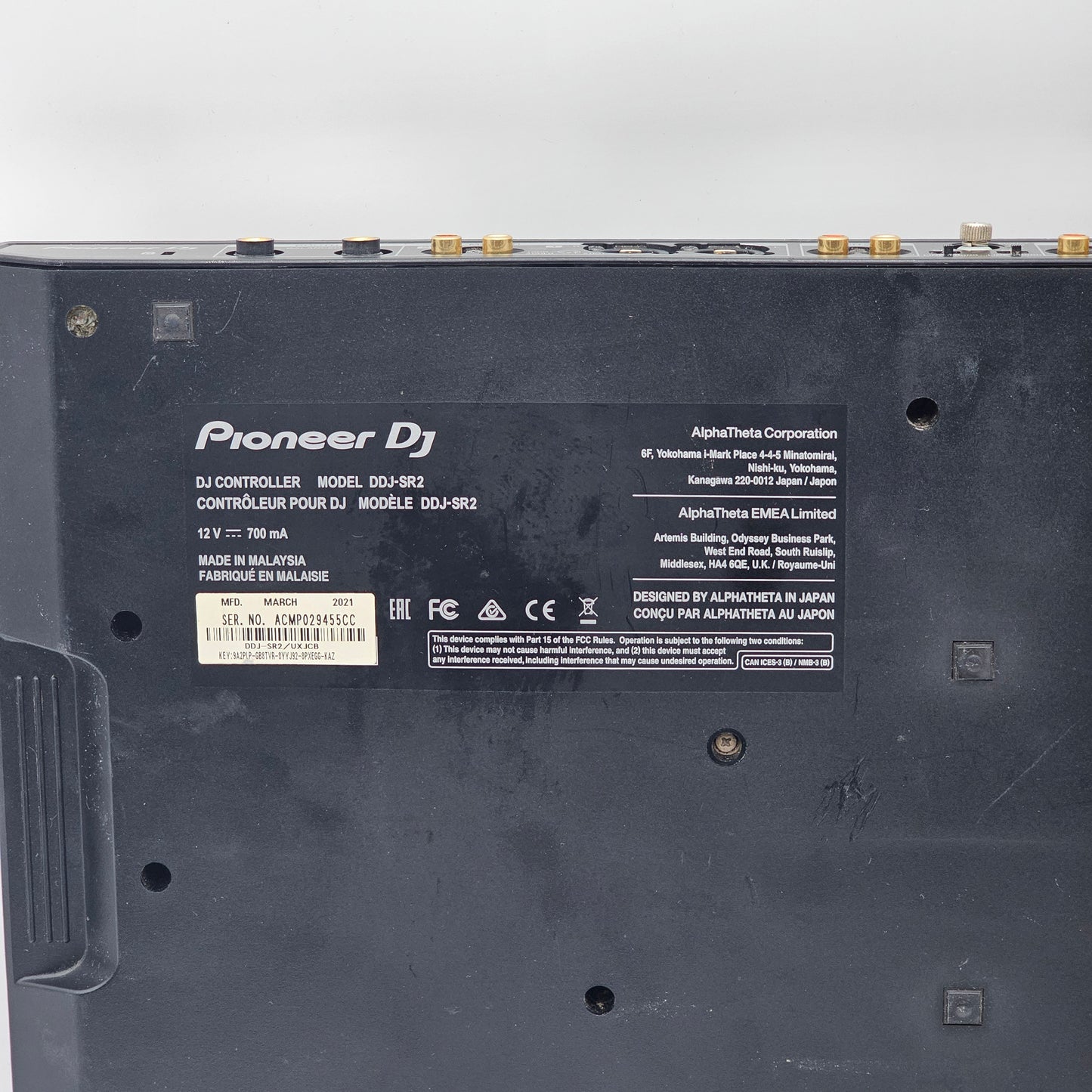 PIONEER DJ SERATO 2-Channel Controller DDJ-SR2