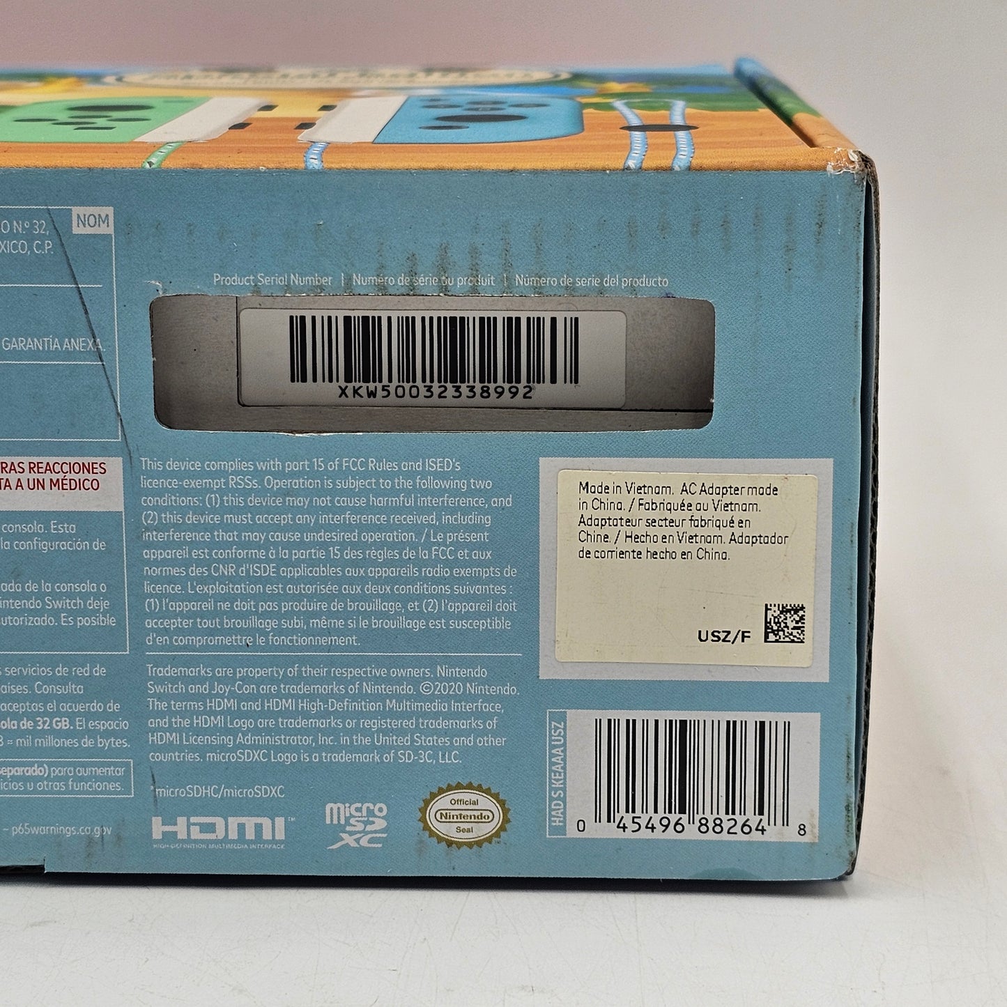 New Nintendo Switch v2 Video Game Console HAC-001(-01) Animal Crossing Edition