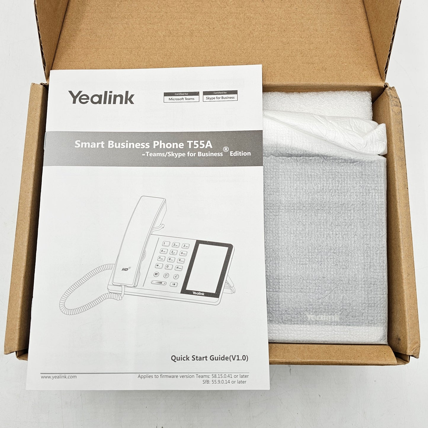 New Yealink Office Smart Business Phone SIP-T55A