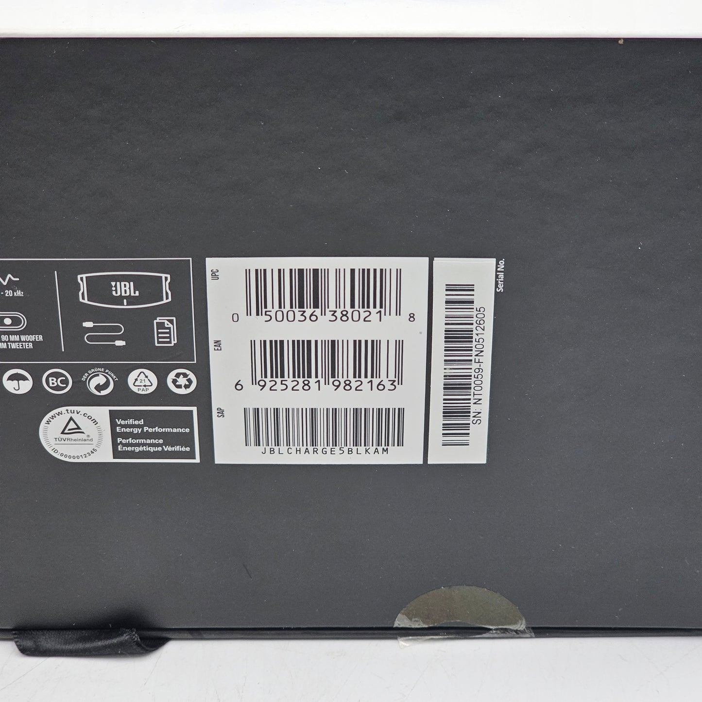 JBL Charge 5 Bluetooth Speaker JBLCHARGE5BLKAM