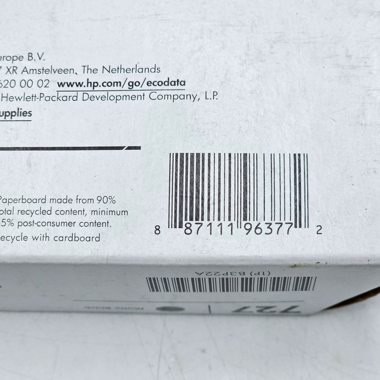 New HP 727 Matte Black Ink Cartridge