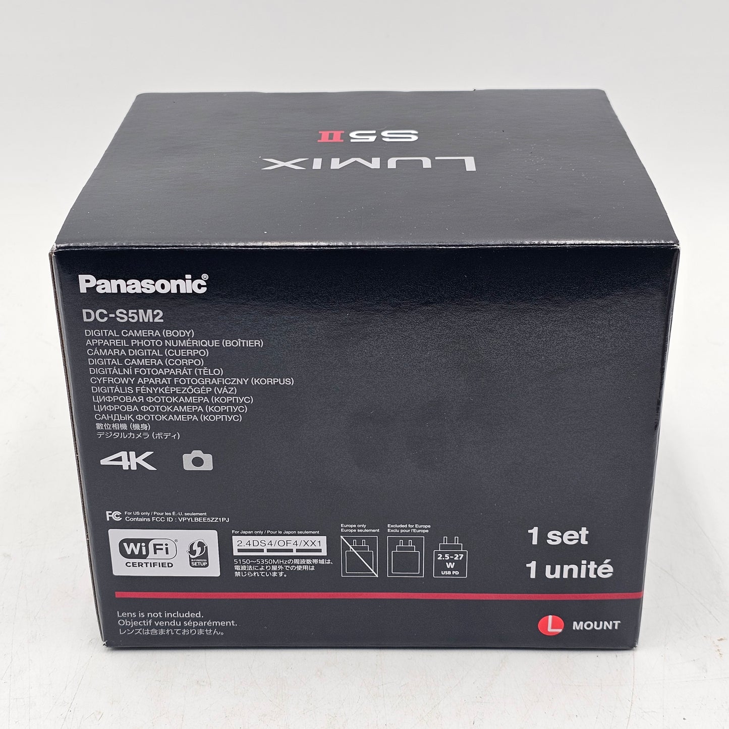 New Panasonic Lumix S5 II DC-S5M2P9 24.2MP L-Mount 4K Digital Camera Body Only