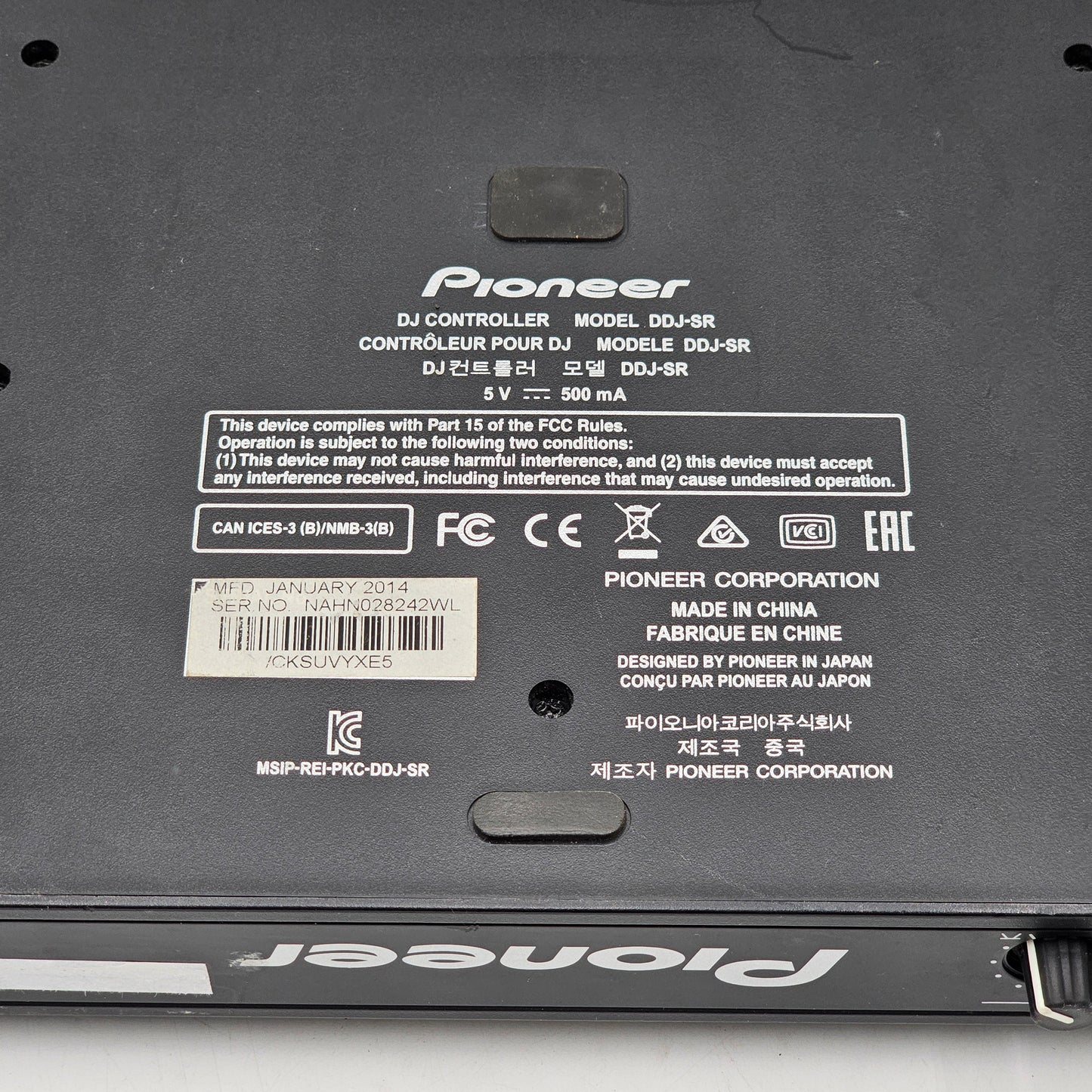 Pioneer DJ DDJ-SR 2-Channel DJ Controller
