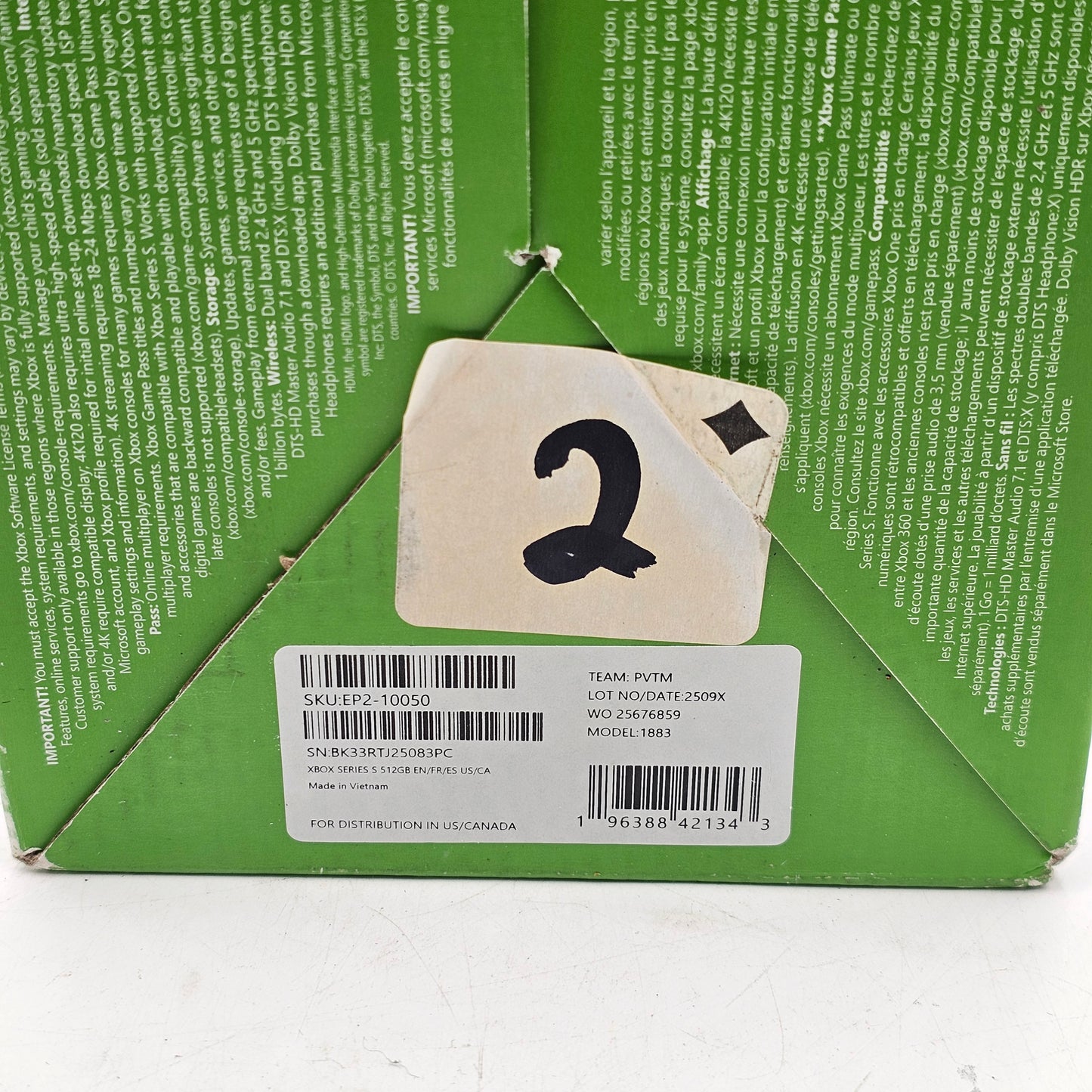 New Microsoft Xbox Series S 512GB Console Gaming System White 1681