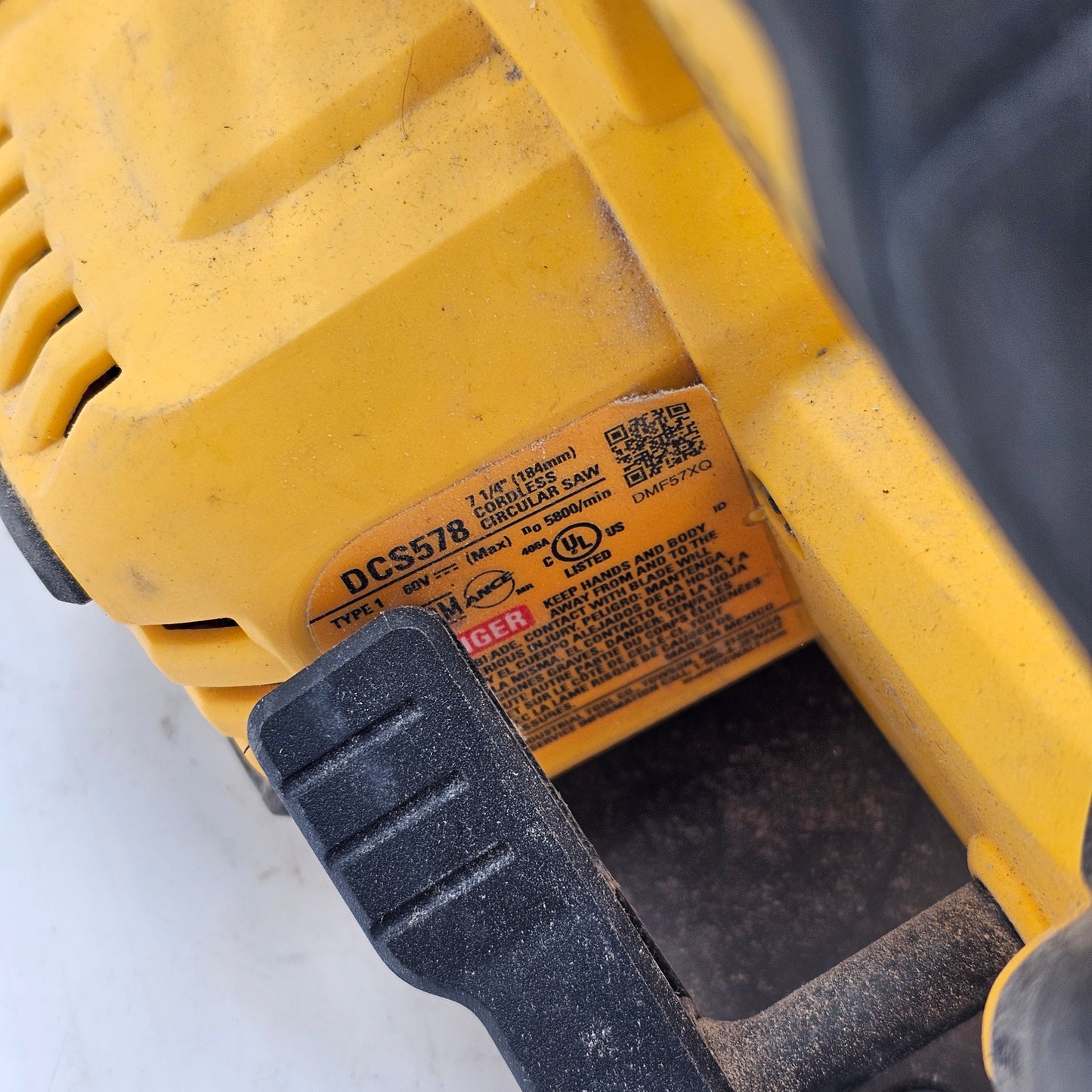 DeWalt DCS578 60V Cordless Circular Saw