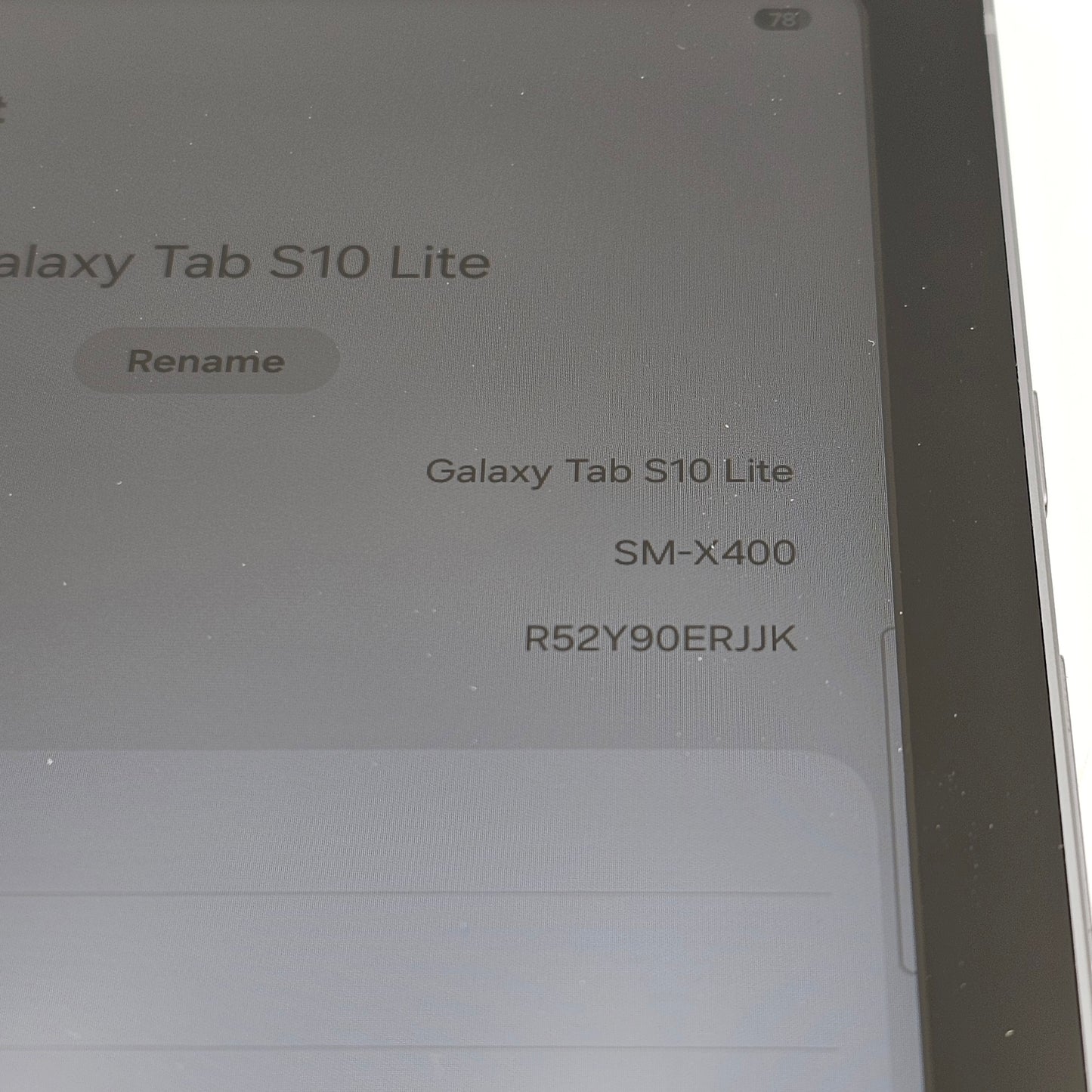Samsung tab s10 Lite Tablet Graphite SM-X400