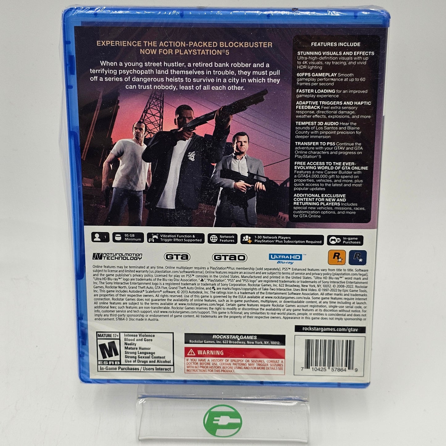 New Grand Theft Auto V (Sony PlayStation 5 PS5, 2022)