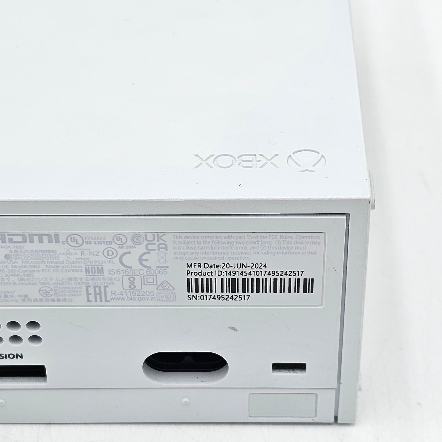 Microsoft Xbox Series S 512GB Console Gaming System White 1883