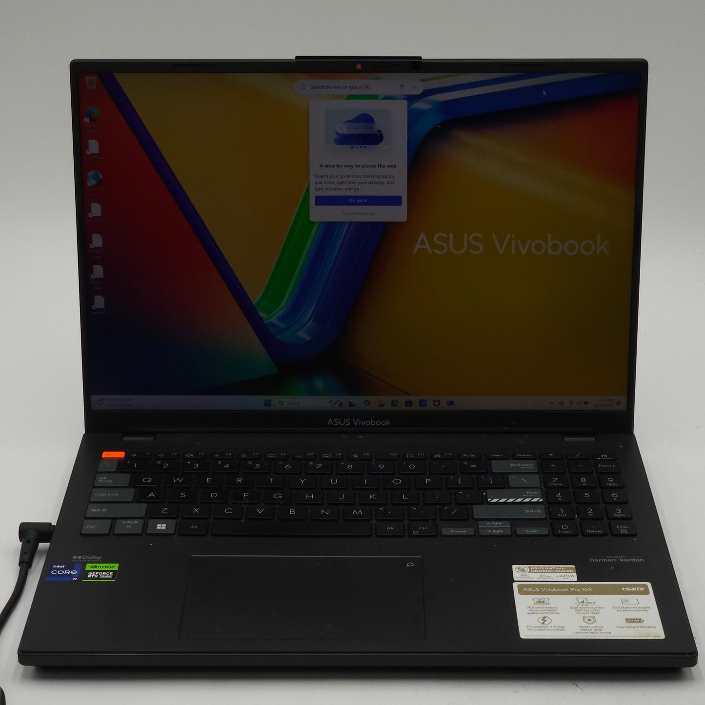 Asus Vivobook Pro 16X 16" i9-13980HX 2.2GHz 32GB RAM 1TB SSD GeForce RTX 4070