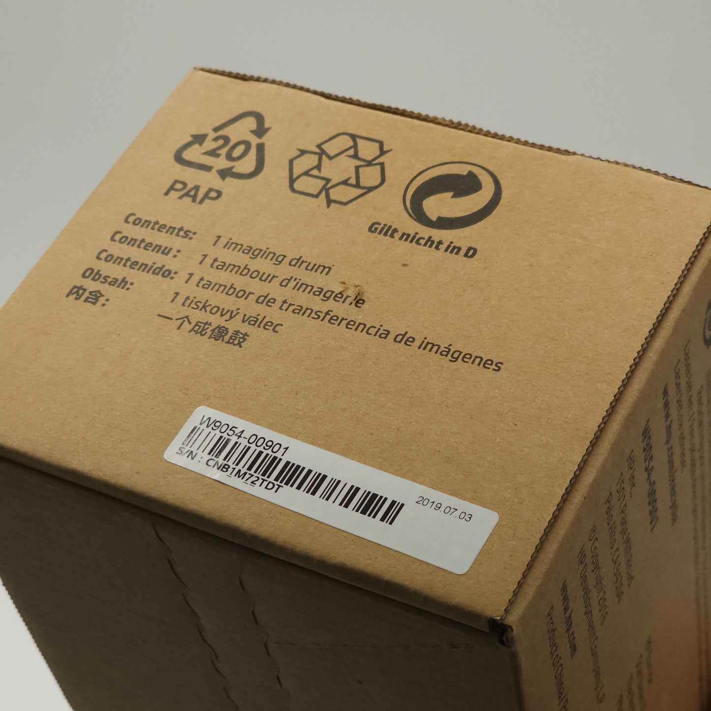 New HP Color Imaging Drum W9054MC Black Managed Image Drum