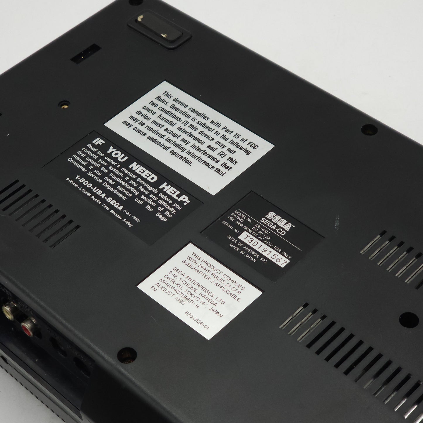 SEGA Genesis CDX Handheld Video Game Console Black MK-4102