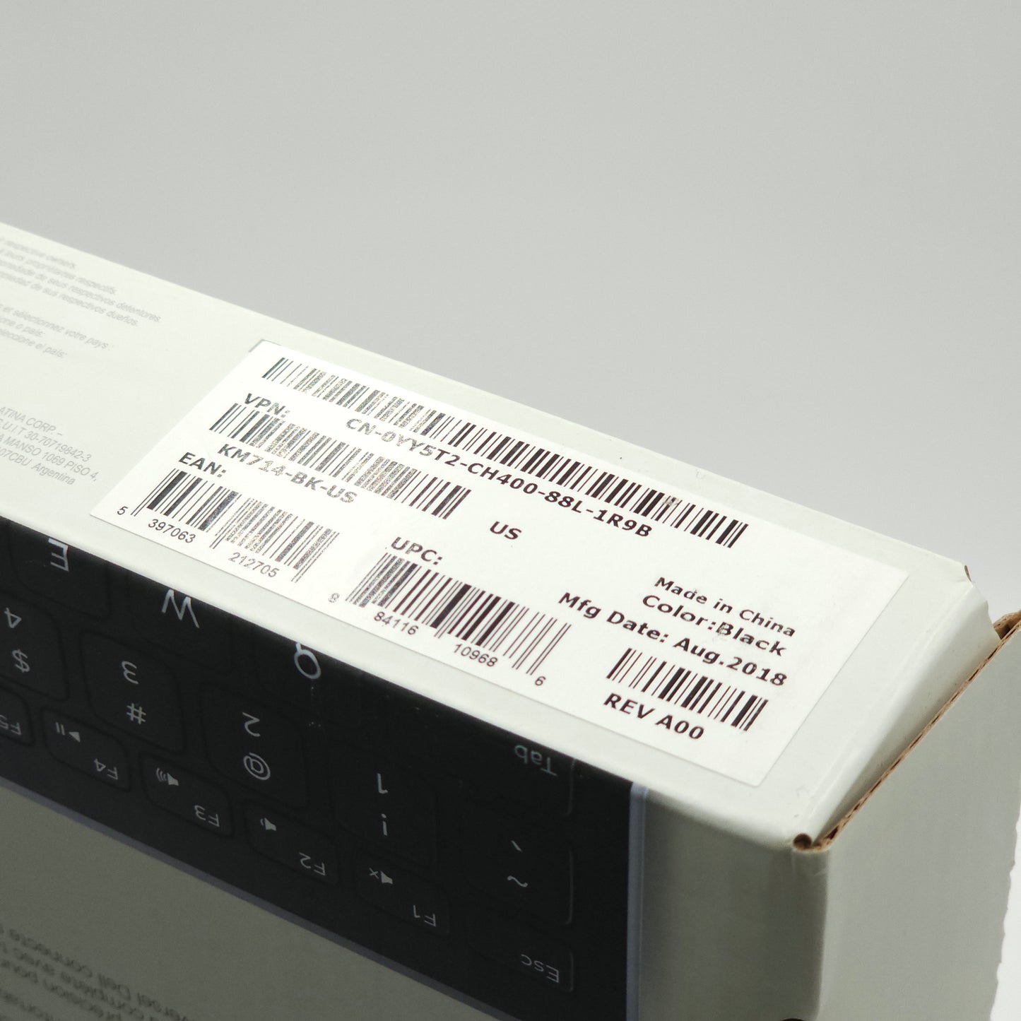 New Dell KM714 Wireless Keyboard and Mouse Black WM514