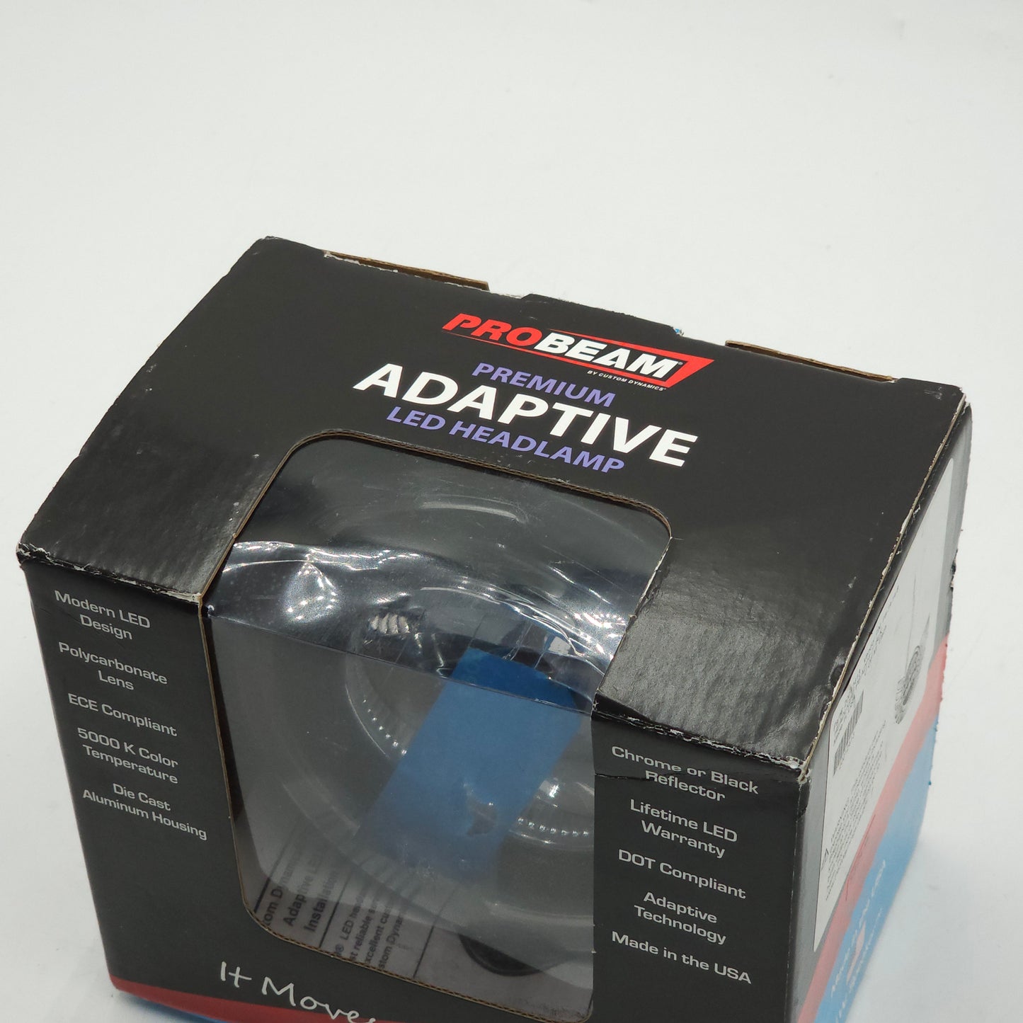 New PRO BEAM CUSTOM DYNAMICS 7" LED Headlamp for Harley-Davidson PB-7A-14-B