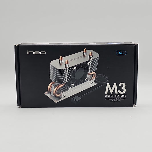 New INEO M3 Compatible 2280 SSD Dual Cooler Heatsink M.2