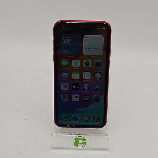 T-Mobile Apple iPhone XR 64GB 17.4.1 Product Red MT492LL/A