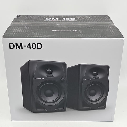 New Pioneer Monitor Speaker Black 4-inch Desktop Active Black DM-40D