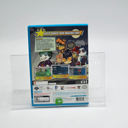 Nintendo Wii Scribblenauts Unmasked DC Comics Adventure Video Game with Case