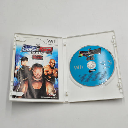 Nintendo Wii Smackdown vs Raw 2008 Video Game with Case