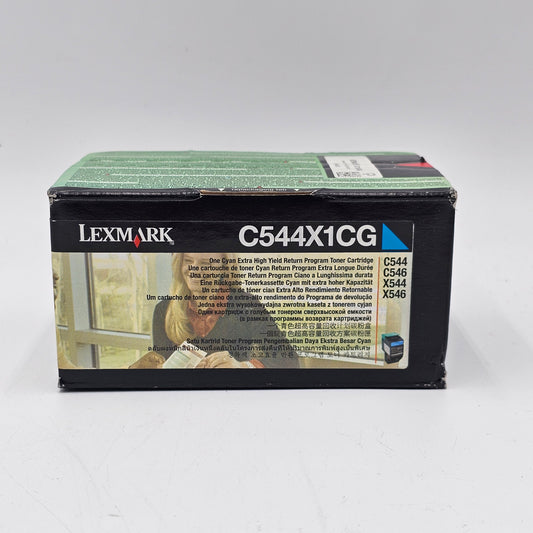 New Lexmark C544X1CG Cyan Ink Cartridge