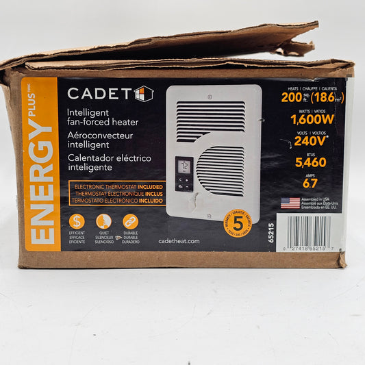 New Cadet 1600-Watt 240-Volt Energy Plus Electric Wall Heater 65215 CEC163TW