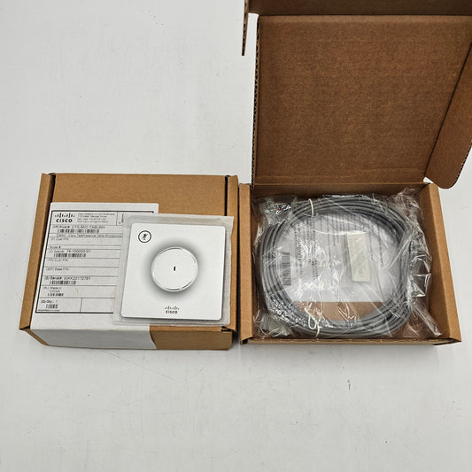 New Cisco CABMICT60 Table Microphone 60 with Extension Cable 9m