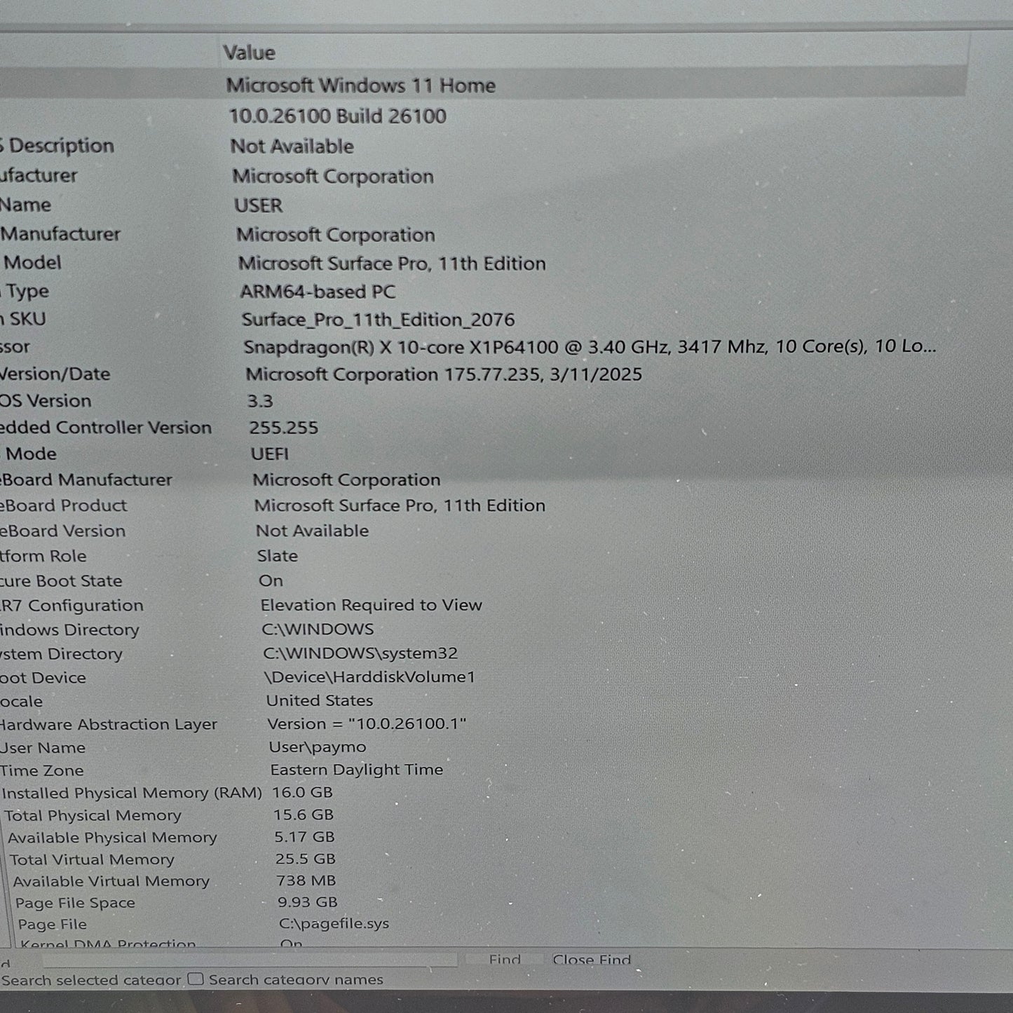 Microsoft Surface Pro 11th Edition Silver 16GB 256GB Snapdragon