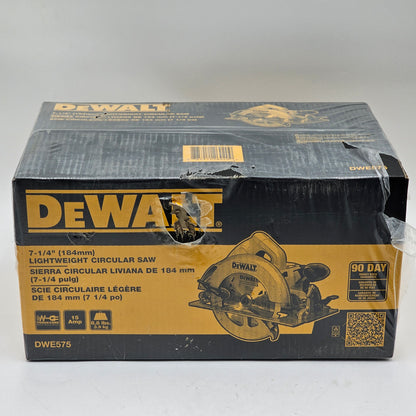 New DeWalt 15 Amp Corded 714 in Lightweight Circular Saw DWE575