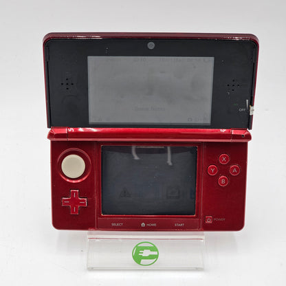 Nintendo 3DS Red with USB Mini to Capture Card Read