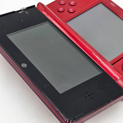 Nintendo 3DS Red with USB Mini to Capture Card Read