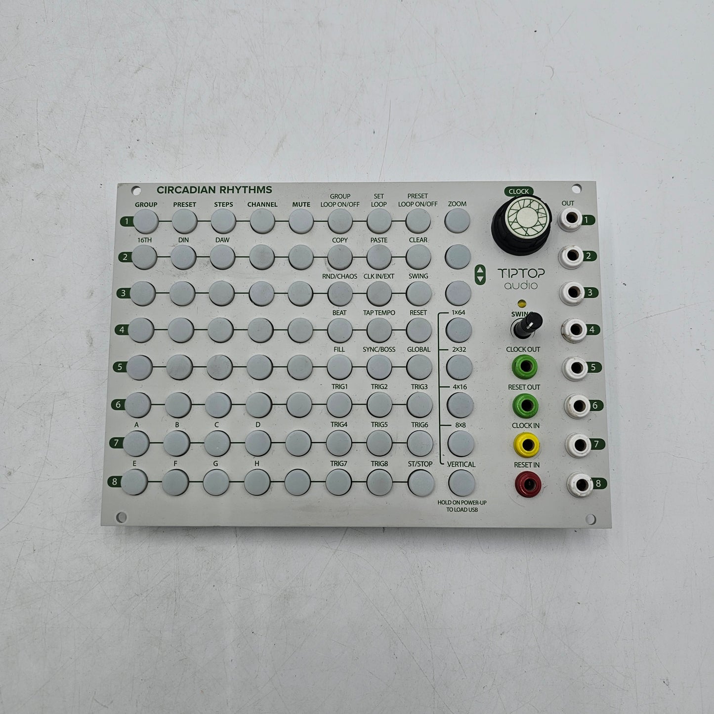 Tiptop Audio Circadian Rhythms Grid Sequencer Eurorack Module
