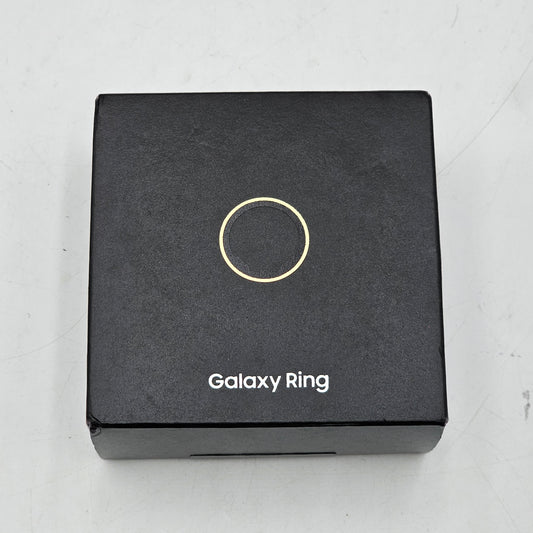 New Open Box Galaxy Ring SM-Q508 Size 8 Titanium Gold Smart Ring