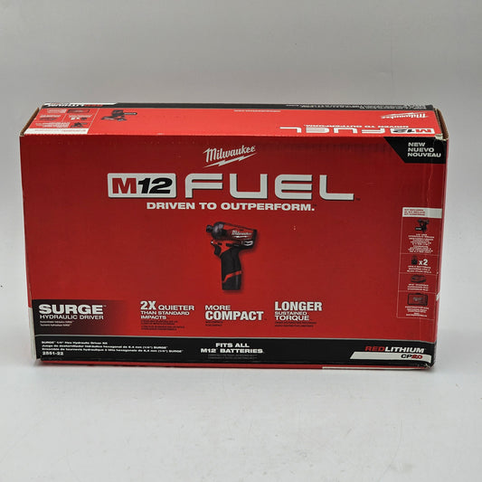 New Milwaukee M12 FUEL SURGE 12V Cordless 1/4 in. Hex Impact Driver