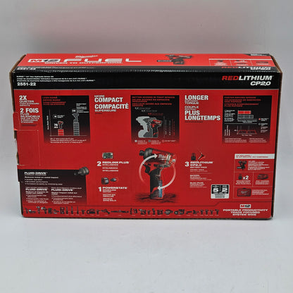 New Milwaukee M12 FUEL SURGE 12V 1/4 in. Hex Impact Driver Kit 2551-22
