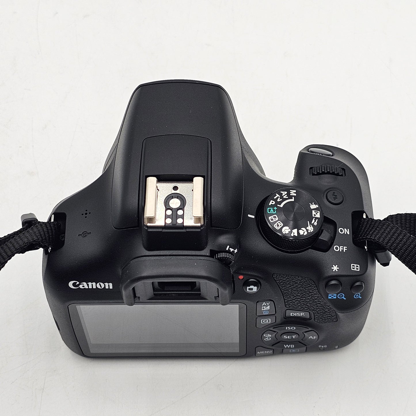 Canon EOS Rebel T6 with 18-55mm Lens Battery and Bag Black