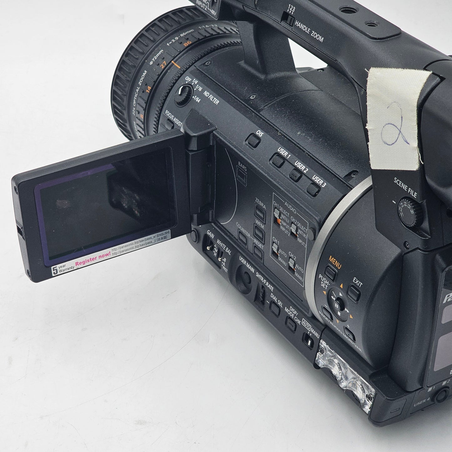 Panasonic AG-HPX250 P2 HD Camcorder with Charger