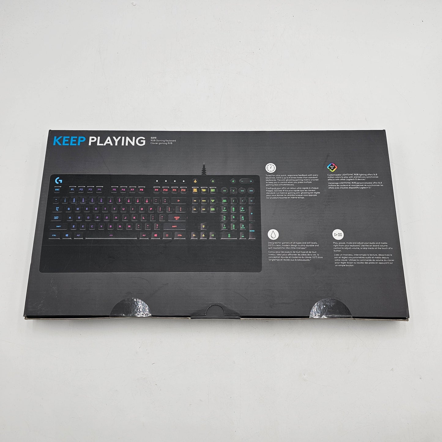 New Logitech Prodigy G213 Wired Membrane Keyboard 920-008083