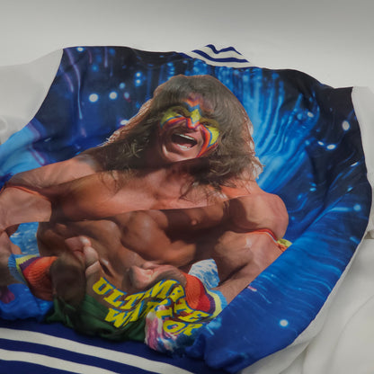 New Xpres Wear 1989 WWF Warrior Jacket LG Snap