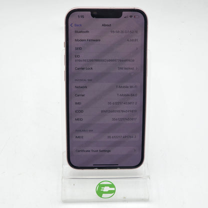T-Mobile Apple iPhone 13 128GB Pink