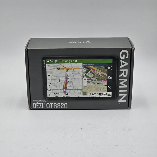 New Open Box Garmin DEZL 8" GPS Truck Navigator OTR820