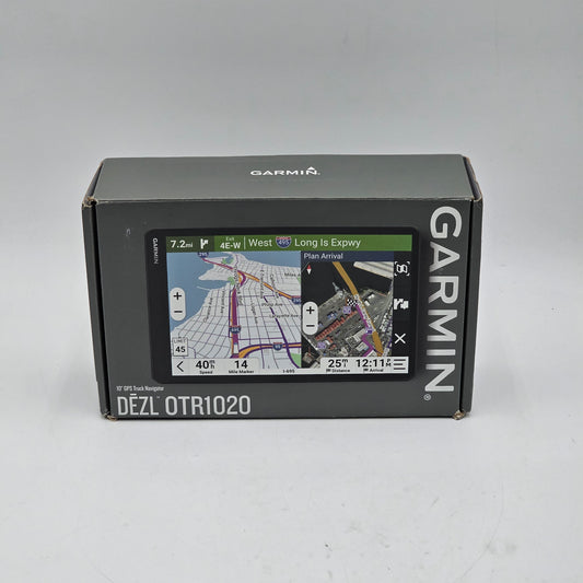 New Open Box Garmin DEZL 10" GPS Truck Navigator OTR1020