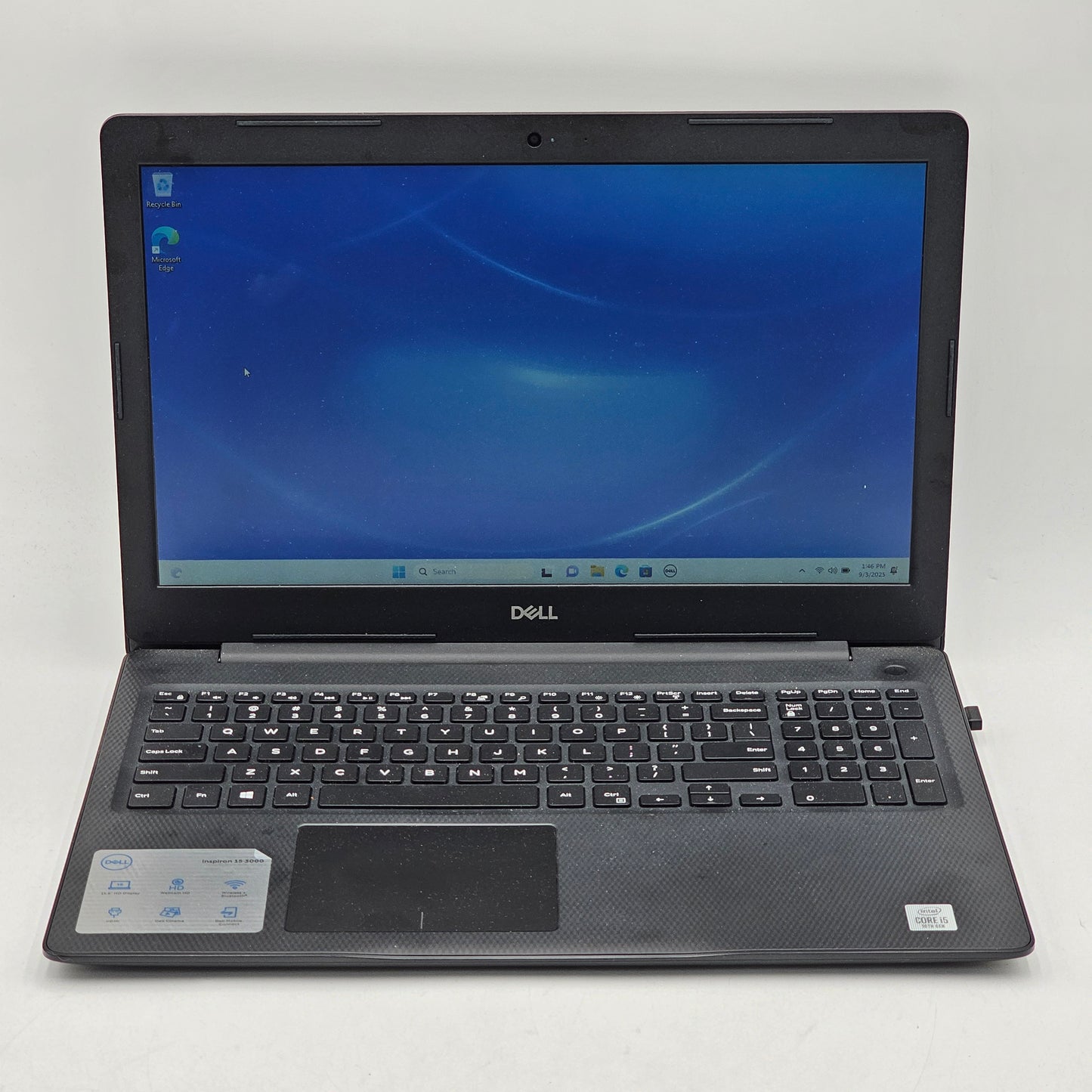 DELL Inspiron 15 3000 15.6" i3-5005U 2.0GHz 4GB RAM 500GB SSD