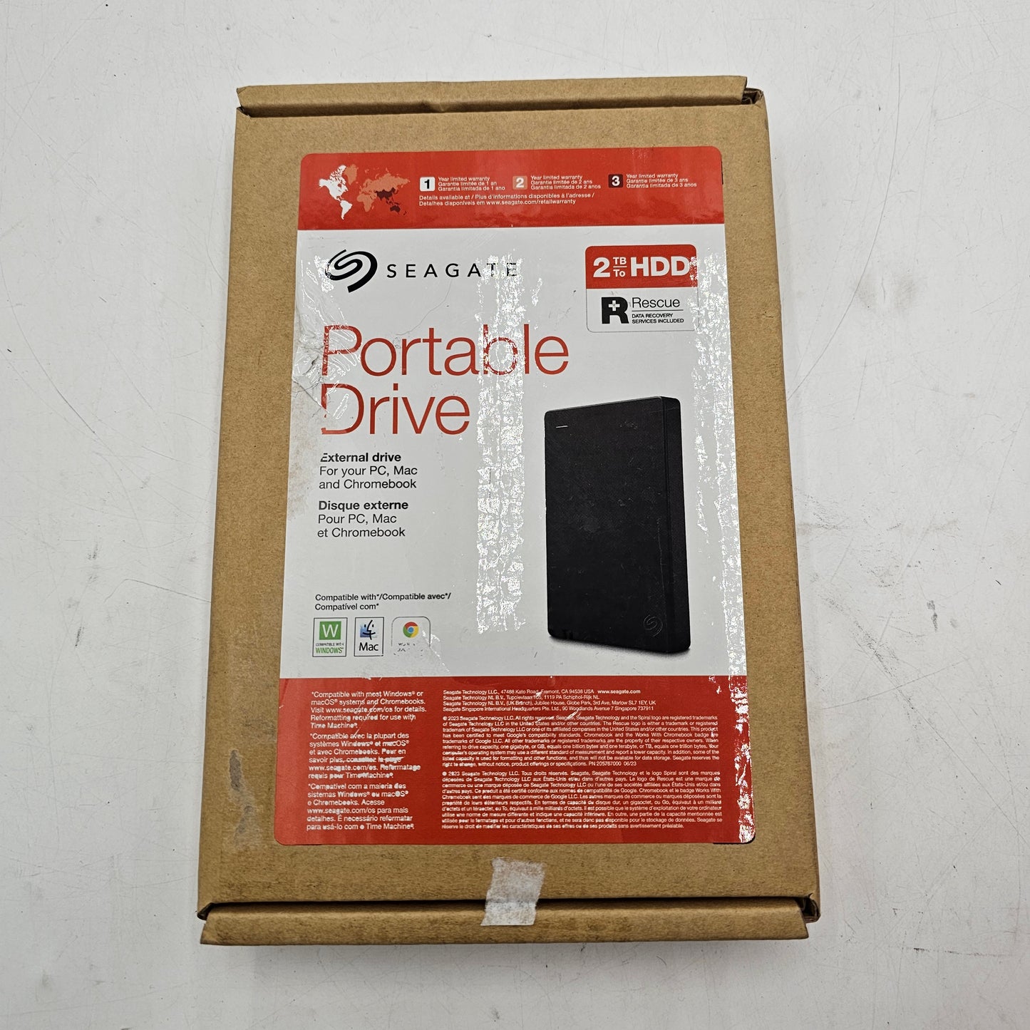 New Seagate Portable Drive 2TB HDD 2N1AP2-571